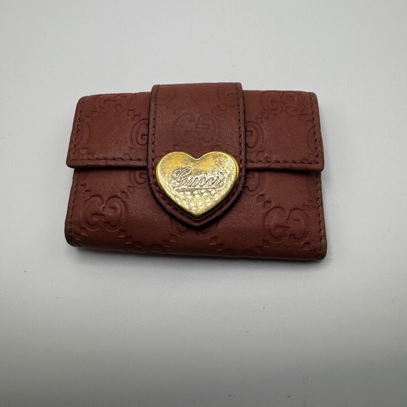 GUCCI HEART PINK KEY CLES - Picture 1 of 4